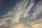 Sunset over the IJ river in Amsterdam