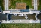 Symmetry from above at a lock