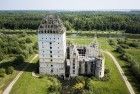 Kasteel Almere by drone