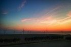 Sunset over Almere Pampus