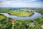Vecht river by drone