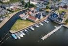 Buildings near Huizen marina