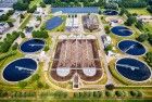 Water basins from above