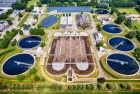 Water basins from above