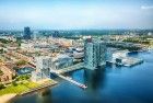 Almere city centre by drone