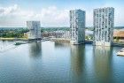 Almere city centre by drone