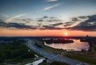 Almere from my drone during sunset