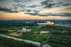 Almere from my drone during sunset