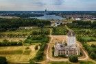 Almere Castle from my drone on a cloudy day