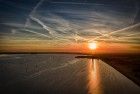 Lake Gooimeer from my drone during sunset