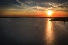 Lake Gooimeer from my drone during sunset