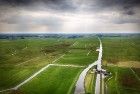 View of the 'polder' by drone