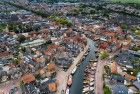 Old Bunschoten-Spakenburg marina by drone