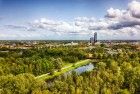 Beatrixpark and Almere city centre from my drone