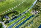 Molen de Onrust near Weesp from high up