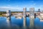 Architecture in Almere by drone