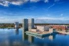 Architecture in Almere city centre, from my drone