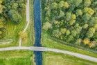 Bridge over a river, as seen from my drone