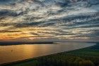 Lake Gooimeer during sunset