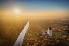 Almere castle drom my drone just before sunset