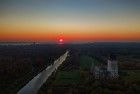 Sunset over Almere Castle