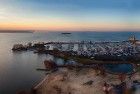 Drone panorama at Almeerderstrand