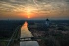 Sunset at Almere castle, as seen from my drone