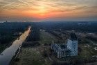 Almere Castle from my drone at sunset 