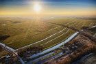 Flat Dutch landscape near Weesp