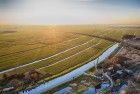 Windmill during sunset from my drone