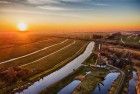 Windmill Meermolen de Onrust from my drone during sunset