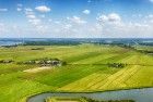 Muiderslot castle by drone