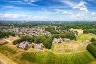 Drone panorama of Almere-Haven