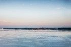 Sailing boat on lake Gooimeer