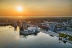 Almere city centre by drone