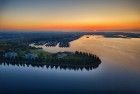 Lake Noorderplassen during sunset