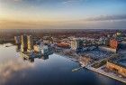 Almere-Stad city centre from my drone during sunset