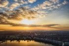 Lake Weerwater from my drone during sunset