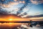 Lake Weerwater from my drone during sunset