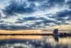 Lake Weerwater from my drone during sunset