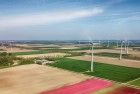 Tulip field from my drone near Zeewolde