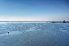 Sailing boats on lake Gooimeer