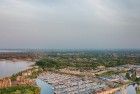 Marina in Huizen, as seen from my drone