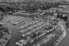 Marina in Huizen, as seen from my drone