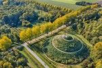 Autumn trees near Almere Boven, as seen from my drone