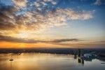 Lake Weerwater from my drone during sunset