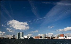 Skyline of Almere-Stad