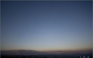 Sunset over Golan