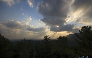 Sunset over Rosh Haniqra