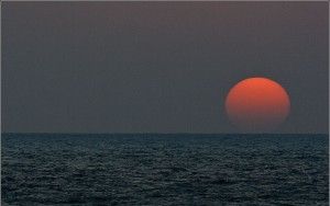 Sunset at Rosh Haniqra